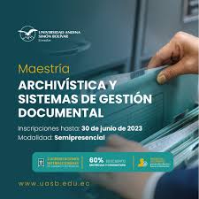 Máster en Archivística, Biblioteconomía y Gestión Documental